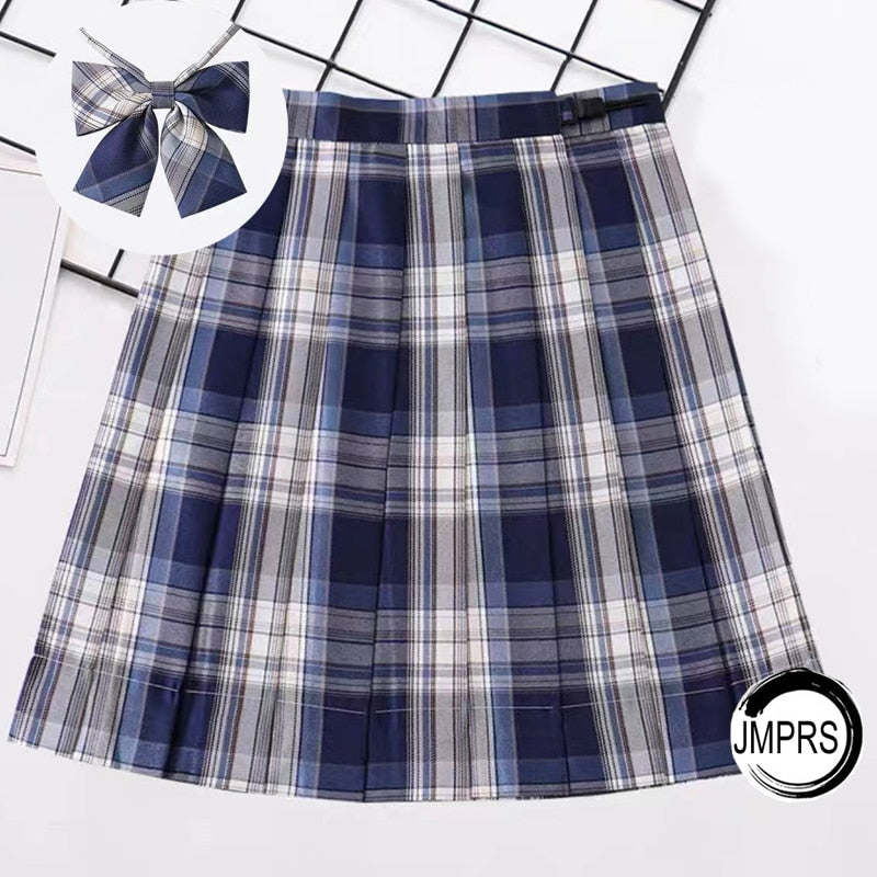 Classic Plaid Skirt - Femzai
