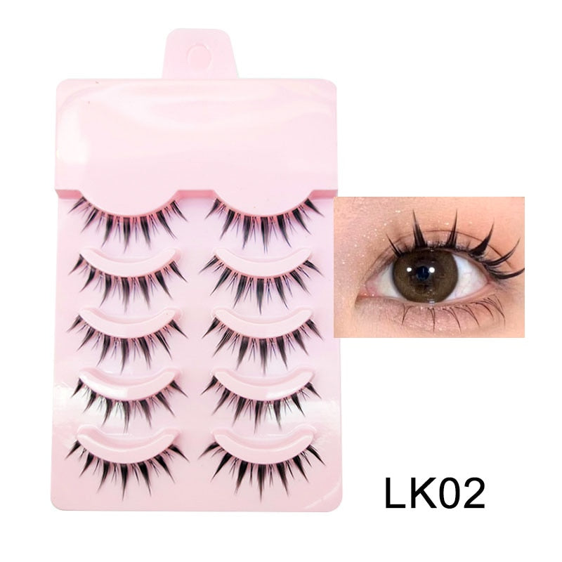 Manga Style Lashes (5 pairs)