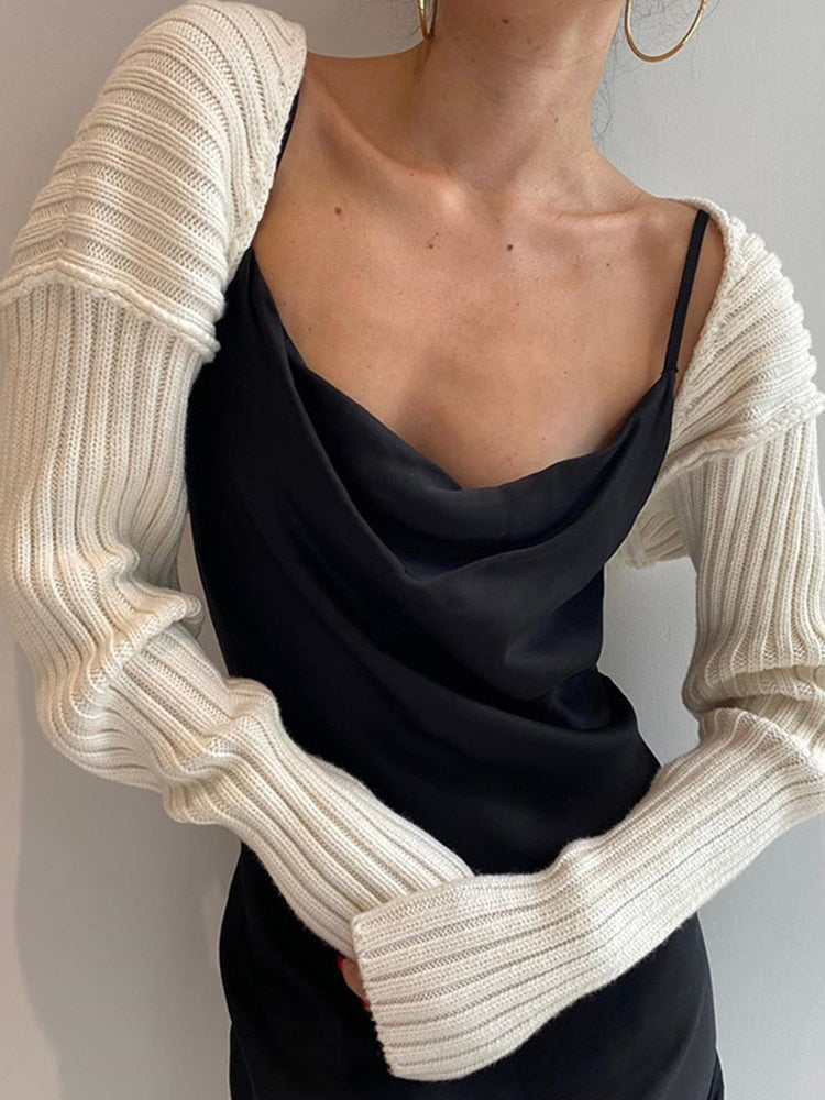 Solid Knitted Cardigan